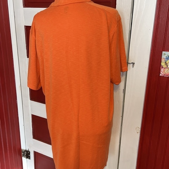 NWT Ocean & Coast Orange Pullover Polo L - Picture 3 of 4